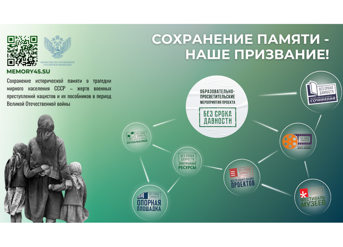 Мероприятия проекта "Без срока давности"