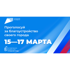 Проголосуй за благоустройство своего города 