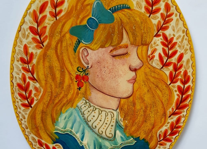 Юные художники рисуют мам