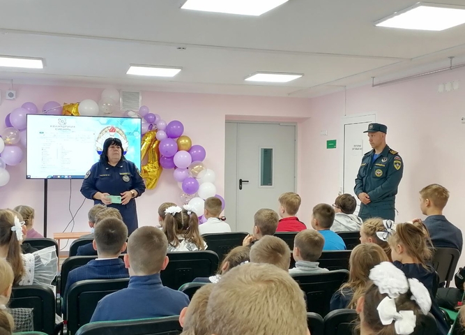 Усольским кванторианцам рассказали о правилах пожарной безопасности