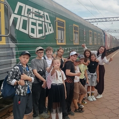 Усольские кванторианцы посетили иммерсивную выставку «Поезд Победы»